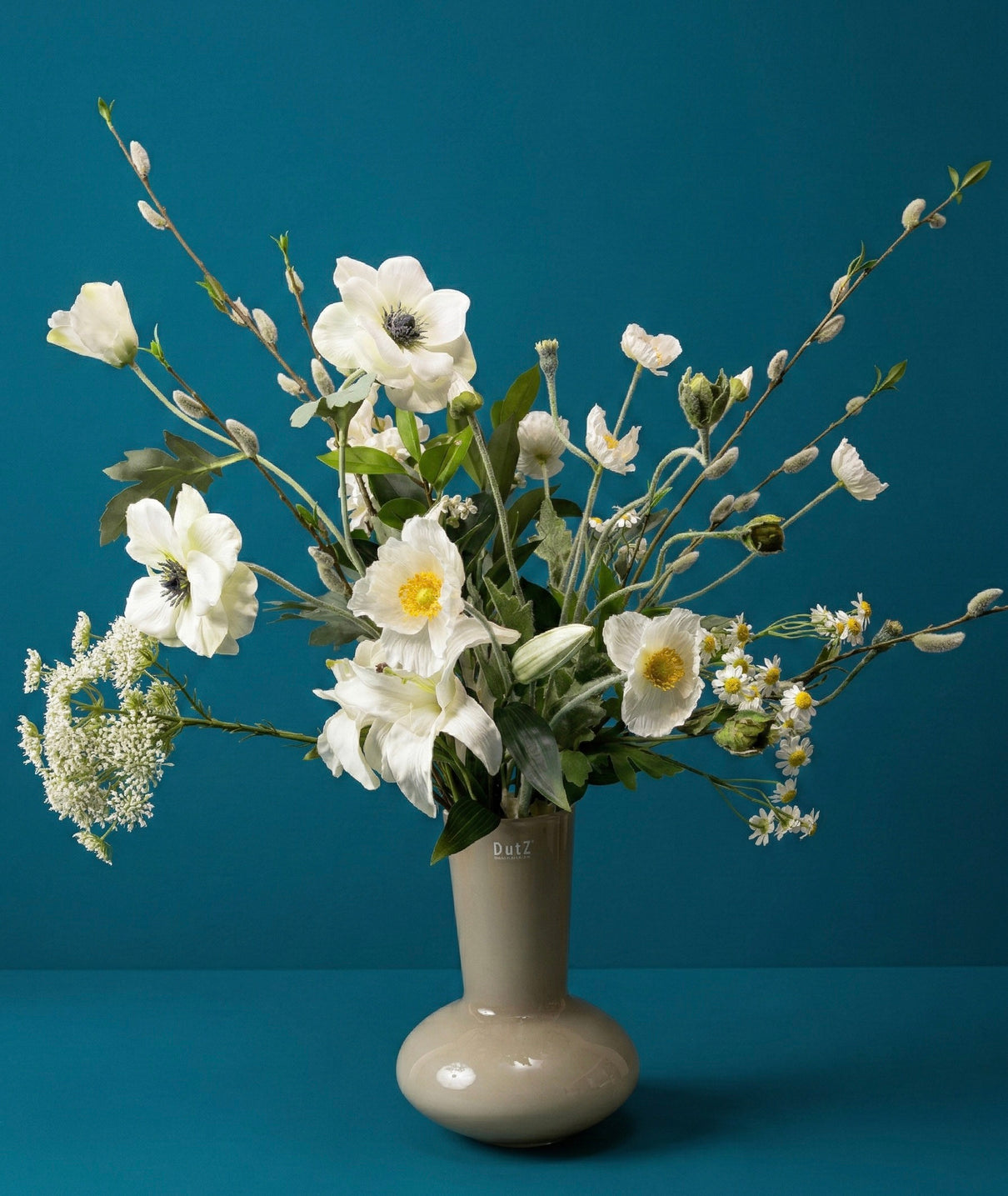 Poppy Spring- wit/groen