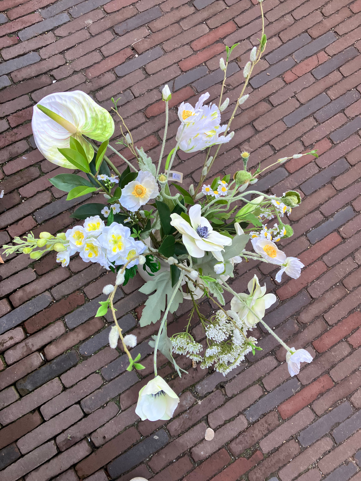 Poppy Spring- wit/groen