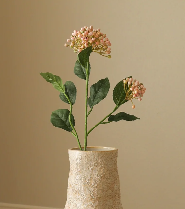 Hortensia bes - licht roze