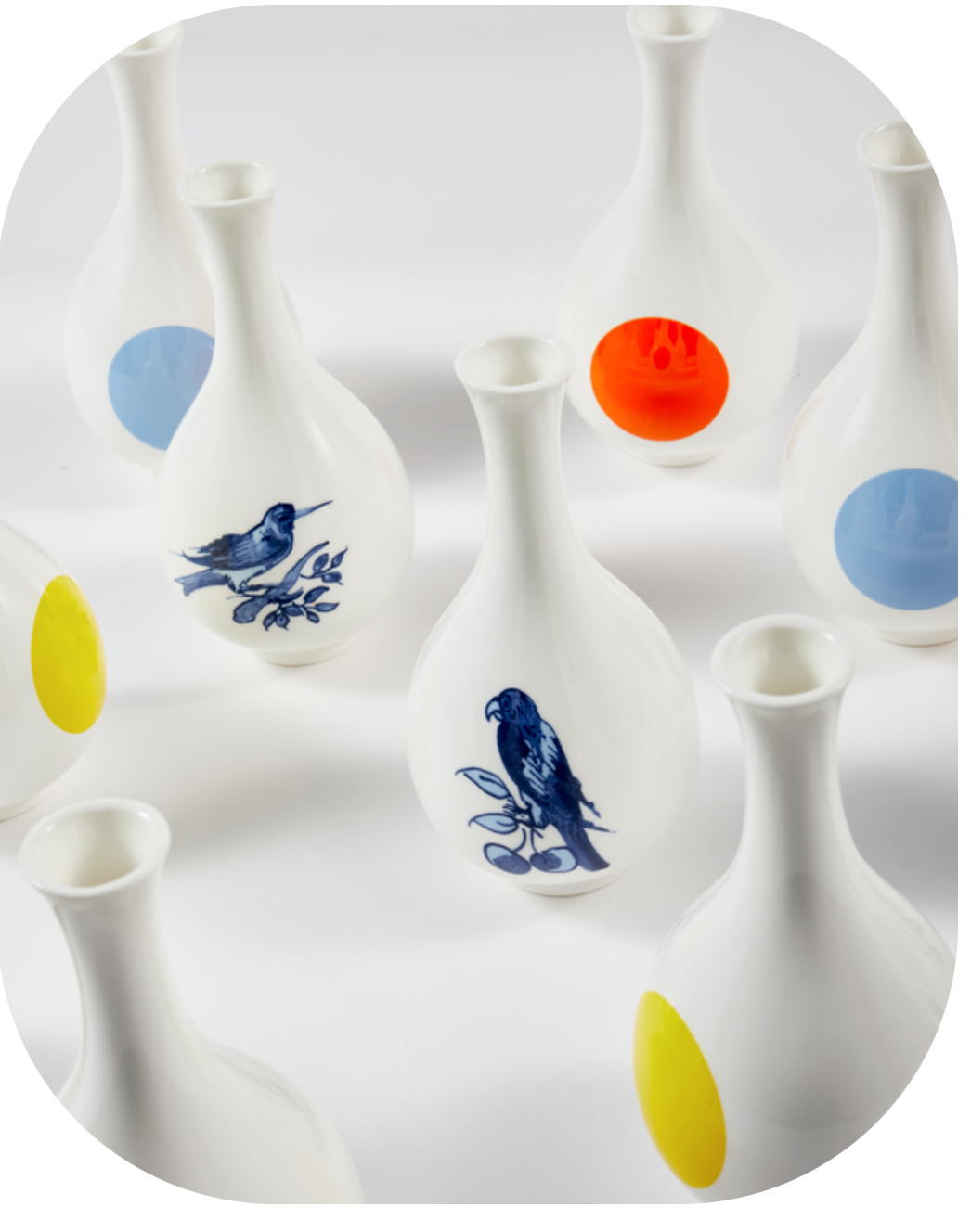 Small bird vaas blauw - Rijksmuseum editie