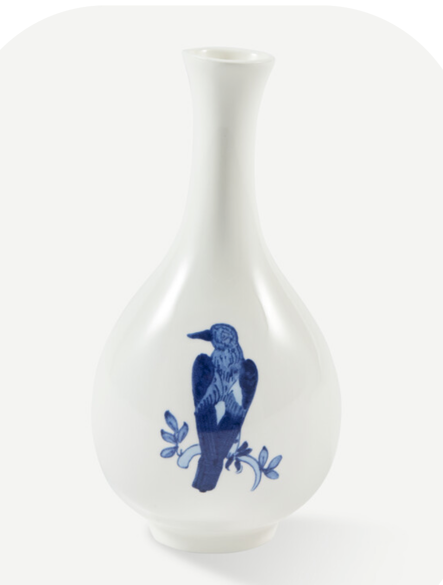 Small bird vaas blauw - Rijksmuseum editie