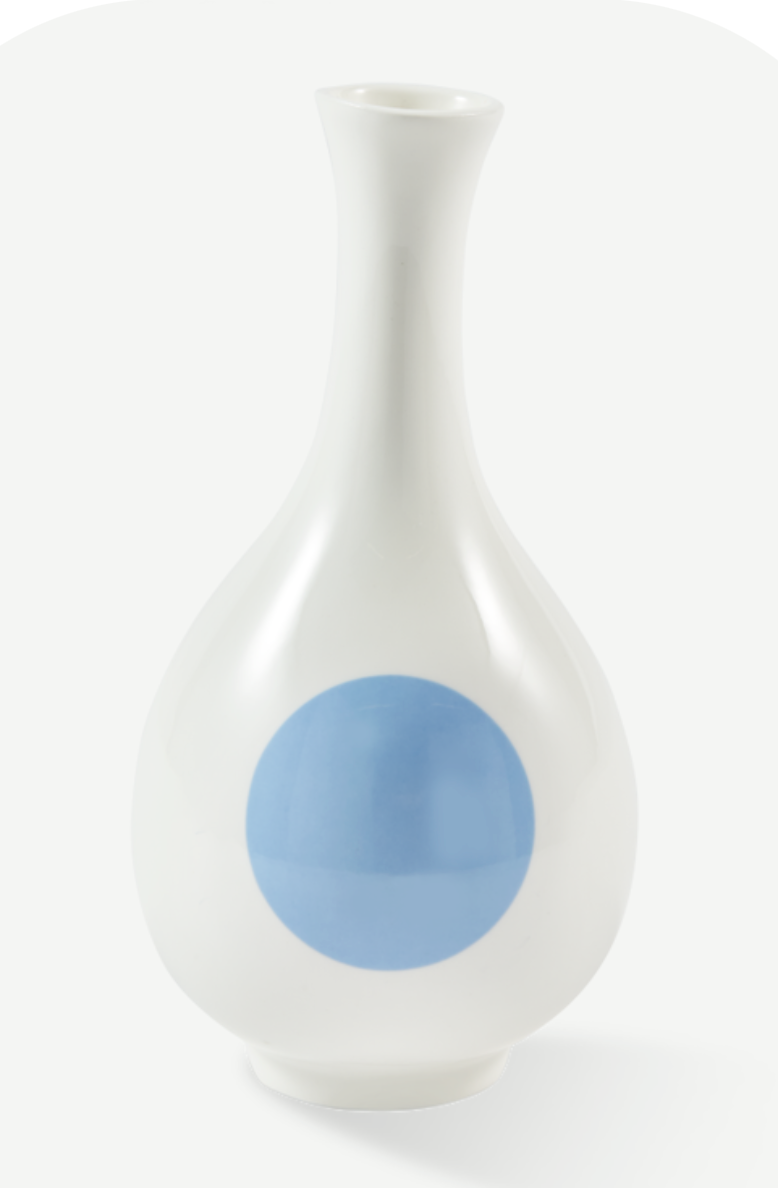 Small bird vaas blauw - Rijksmuseum editie