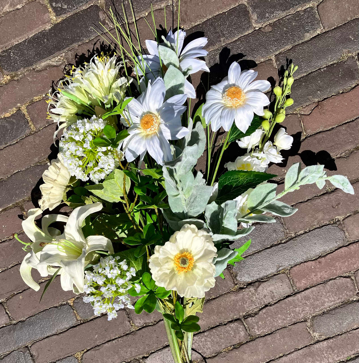 Zomerboeket wit-groen